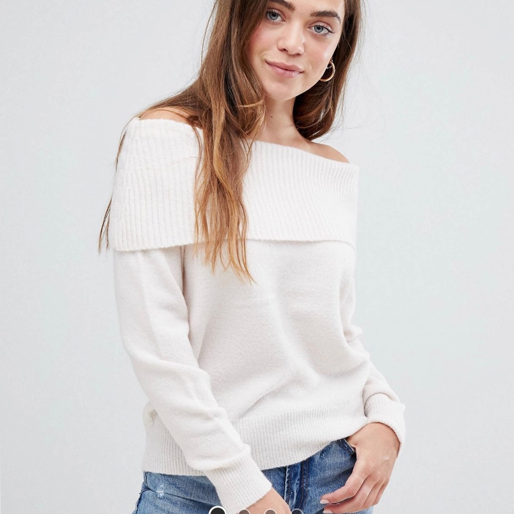 ASOS off the shoulder sweater